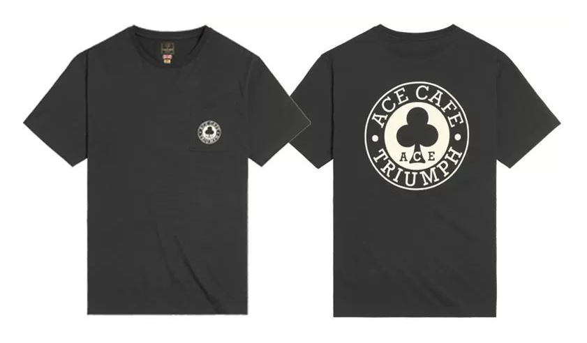 Triumph Ace Cafe Printed Pocket T-Shirt