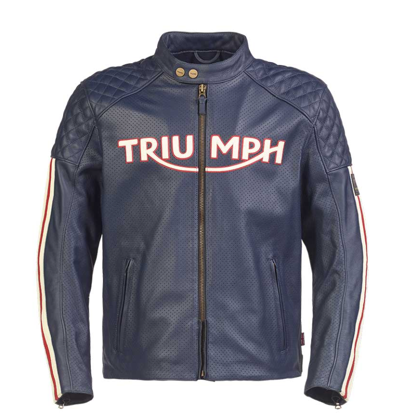 Triumph Braddan Air Race Jacket Blue