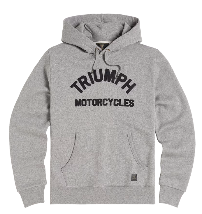 Triumph Carrick Pull-On Hoodie Grey Marl
