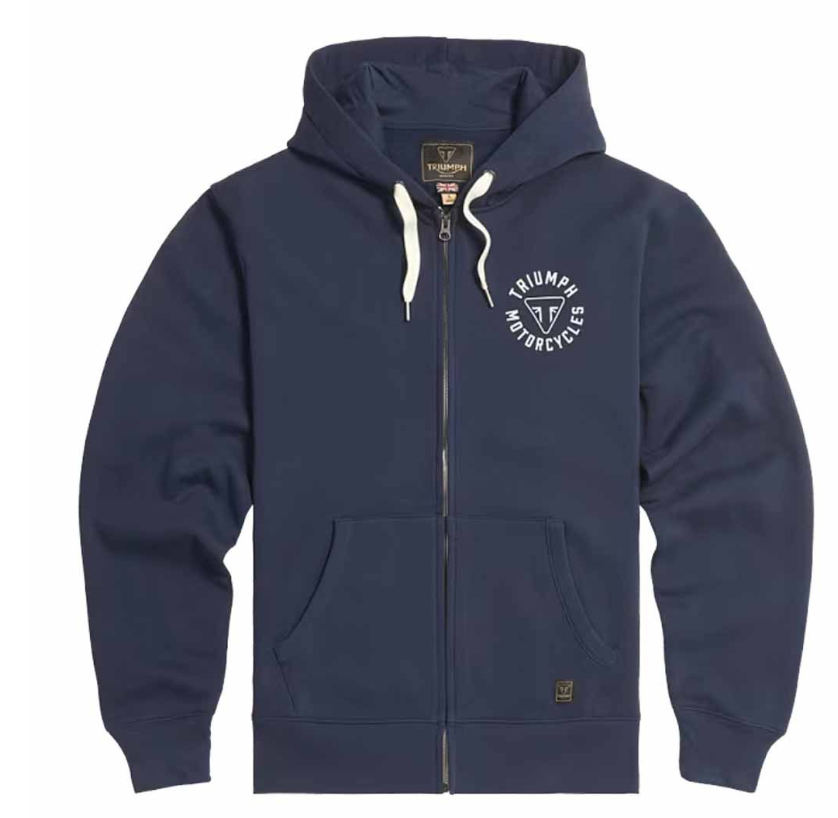 Triumph Digby Full zip-hoodie Navy/Bone
