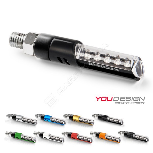 BARRACUDA LED richtingaanwijzerset Idea kleur; zwart