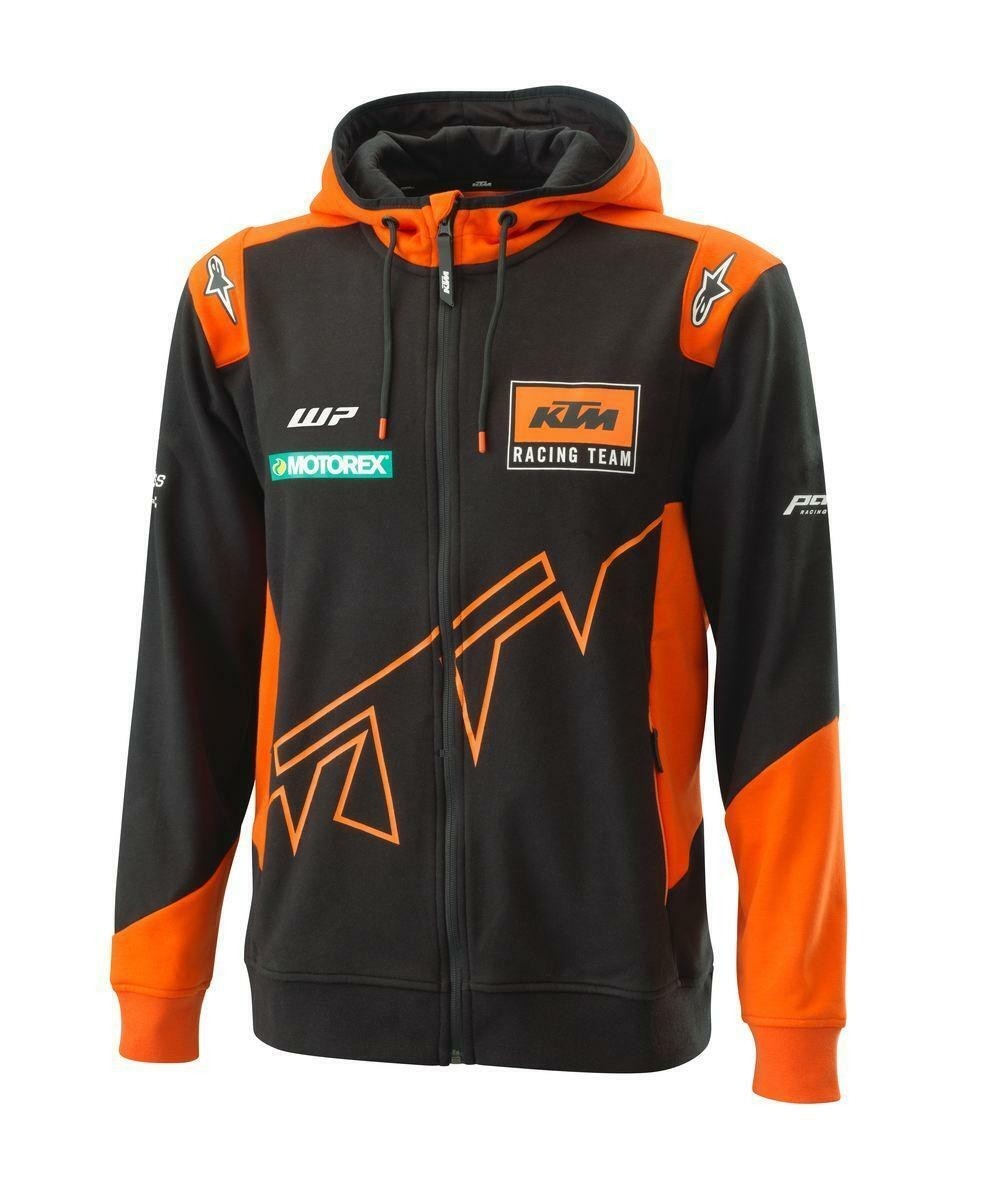 KTM Team Zip Hoodie Zwart