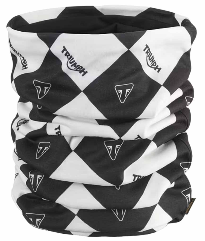 Harlequinn Neck Tube Black/Bone