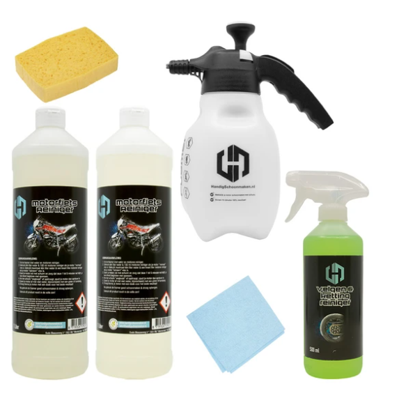HANDIG SCHOONMAKEN Motor Reiniger Startset kopen? Motorcentrum Rijen
