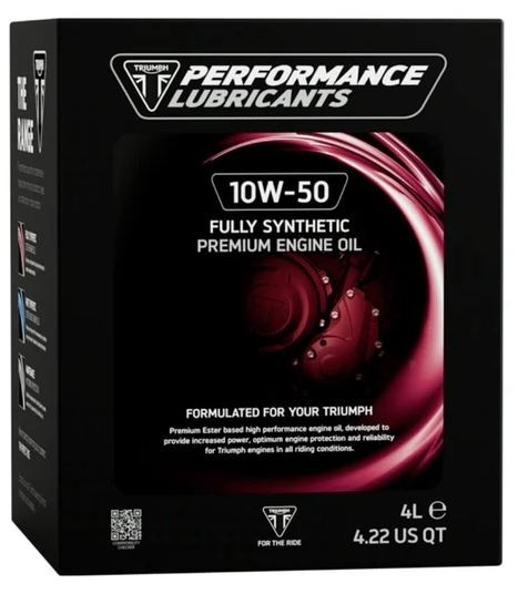 Triumph Fully Synthetic Premium Engine Oil 10W-50 4L