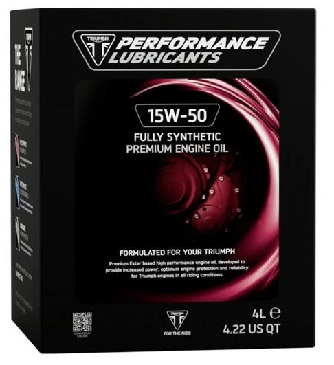 Triumph Fully Synthetic Premium Engine Oil 15W-50 4L