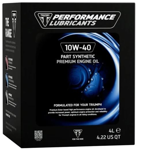 Triumph Part Synthetic Premium Engine Oil 10W-40 4L