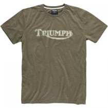 TRIUMPH Vintage Logo Khaki Tee