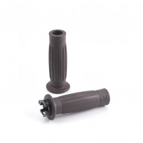 TRIUMPH HANDVATTEN 22MM BROWN GUMMY GRIP