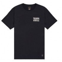 Triumph Piston Rich Black Tee