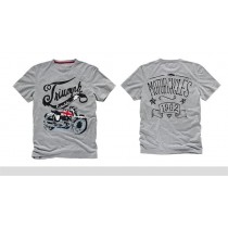 TRIUMPH Union Bike Tee Grey